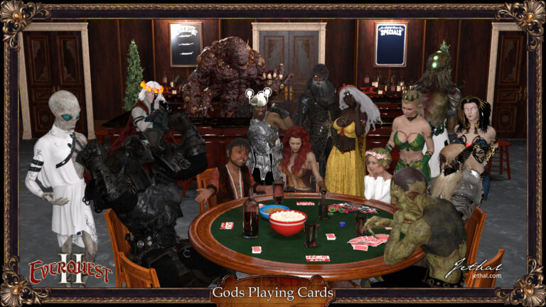 Gods Playing Poker